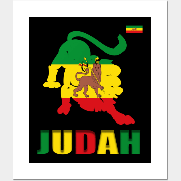 Lion of Judah, Reggae, Rastafari, Rasta Wall Art by alzo